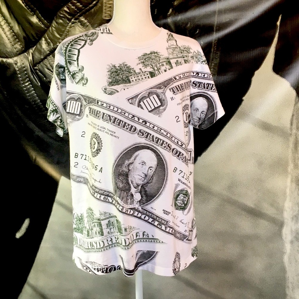 3/$18 SHOW ME THE 💴 MONEY!$$$$$…..silkscreen, printed on both front and back.